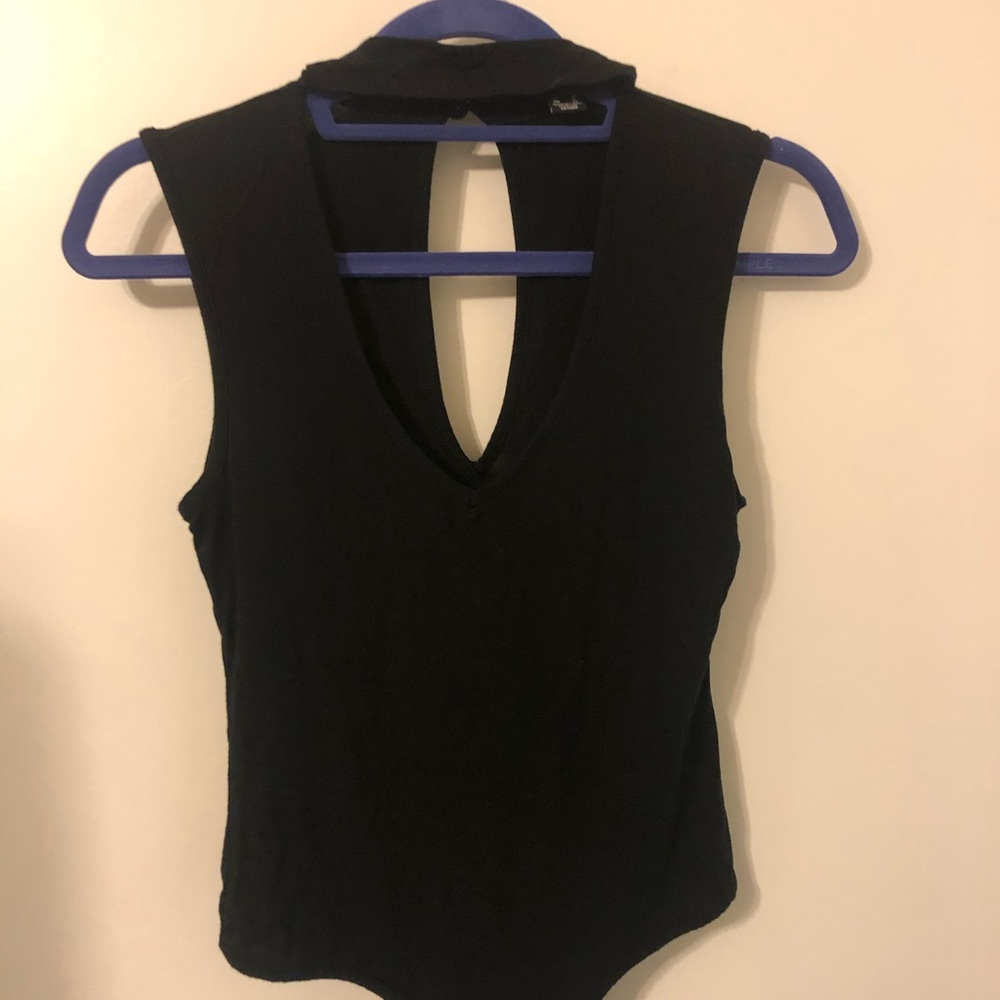 One piece bodysuit black